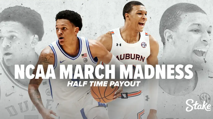 Stake’ten NCAA Mart Çılgınlığına Özel 100 Dolar Erken Ödeme